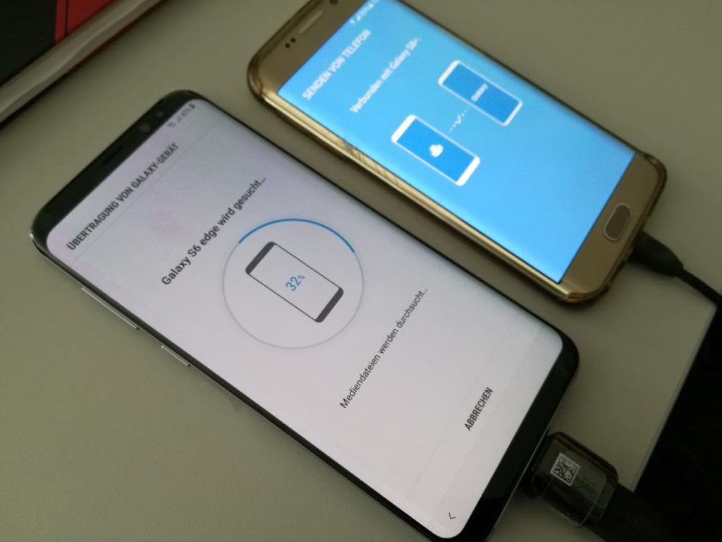 Samsung Galaxy S8+ Daten kopieren der Wechsel mit Smart